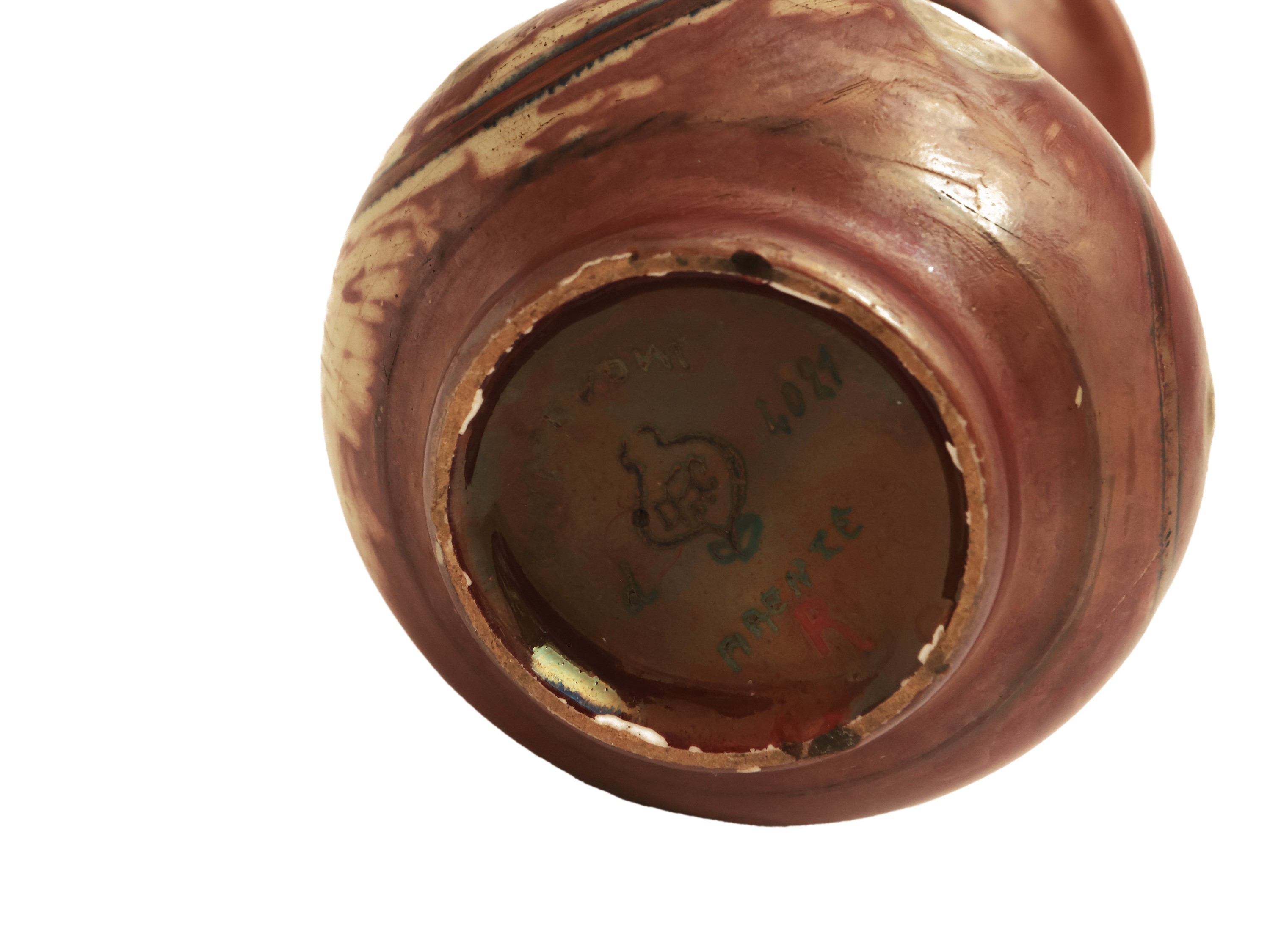 Piccolo vaso in ceramica smaltata a lustro, Arte della Ceramica Fontebuoni