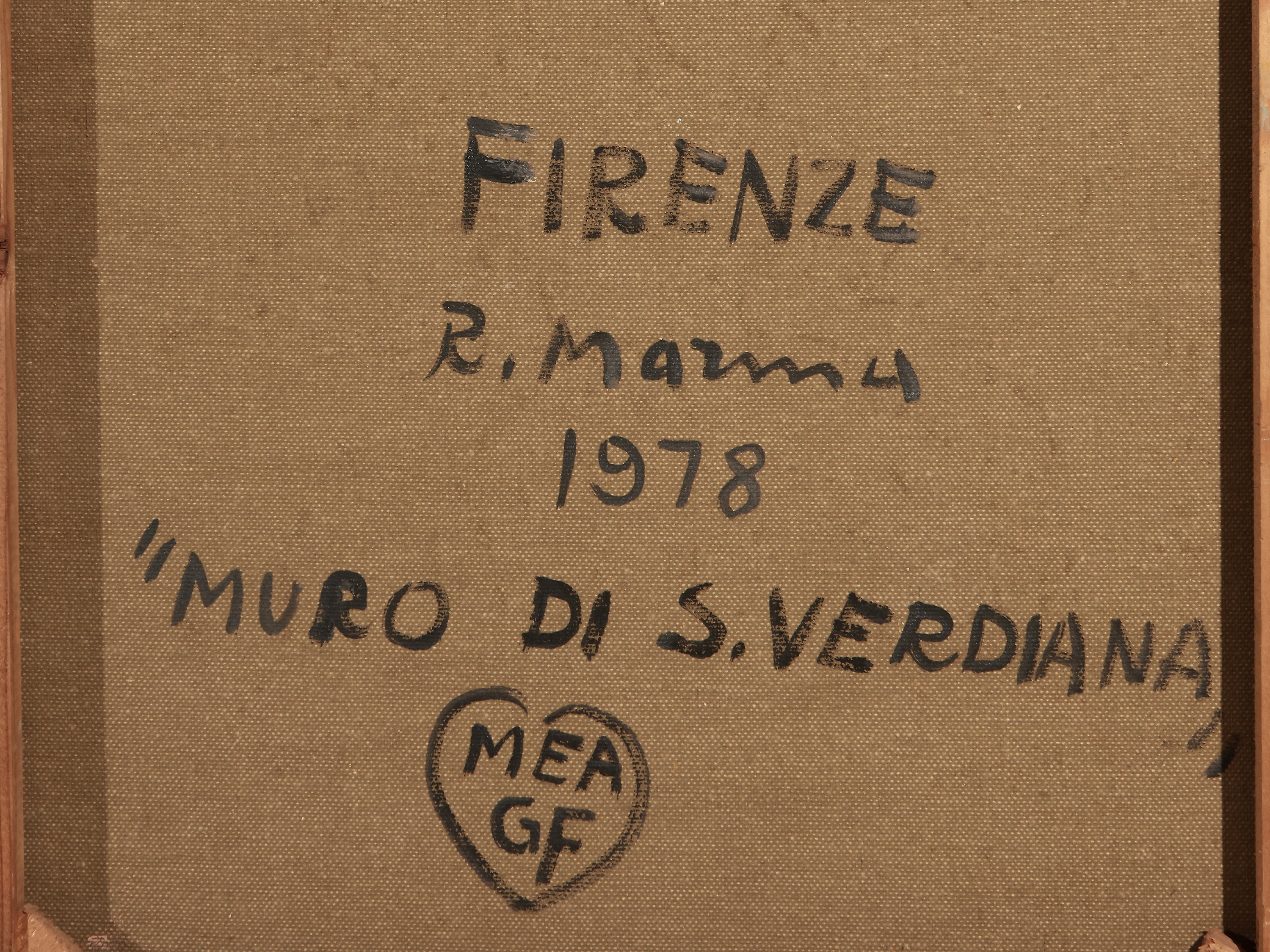 Rodolfo Marma - Muro di S. Verdiana 1978