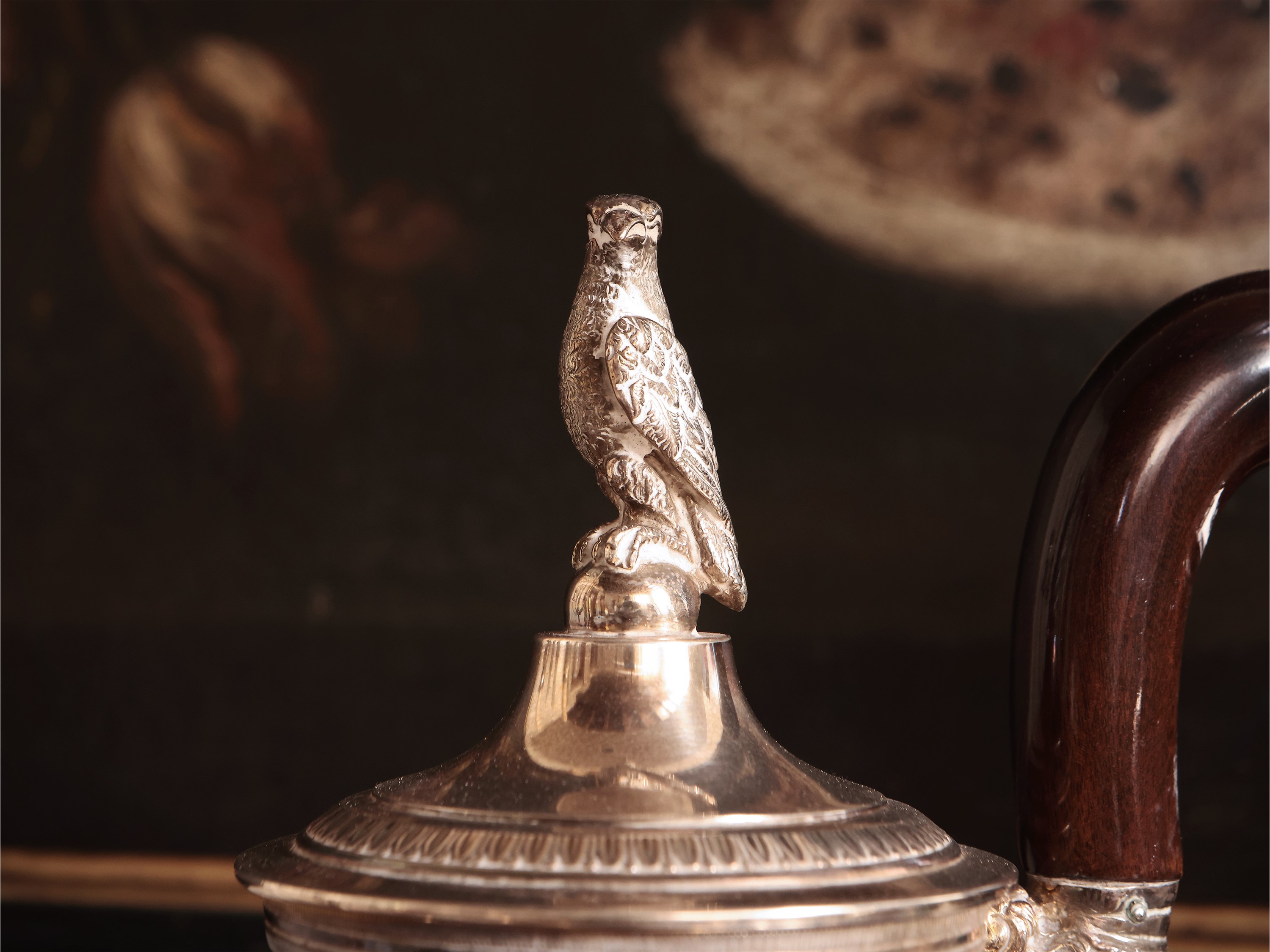 Importante servizio da tè e caffè in argento sterling 925, Pampaloni Firenze