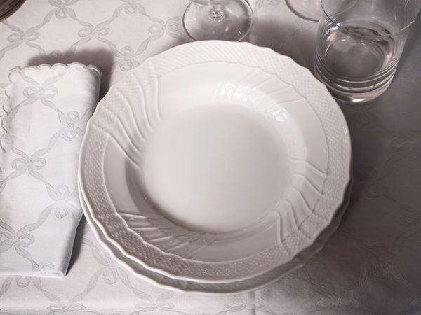 Servizio di piatti in porcellana Vecchia Ginori, Richard Ginori