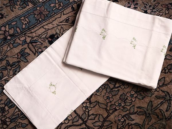 Set di lenzuola in cotone per letto singolo