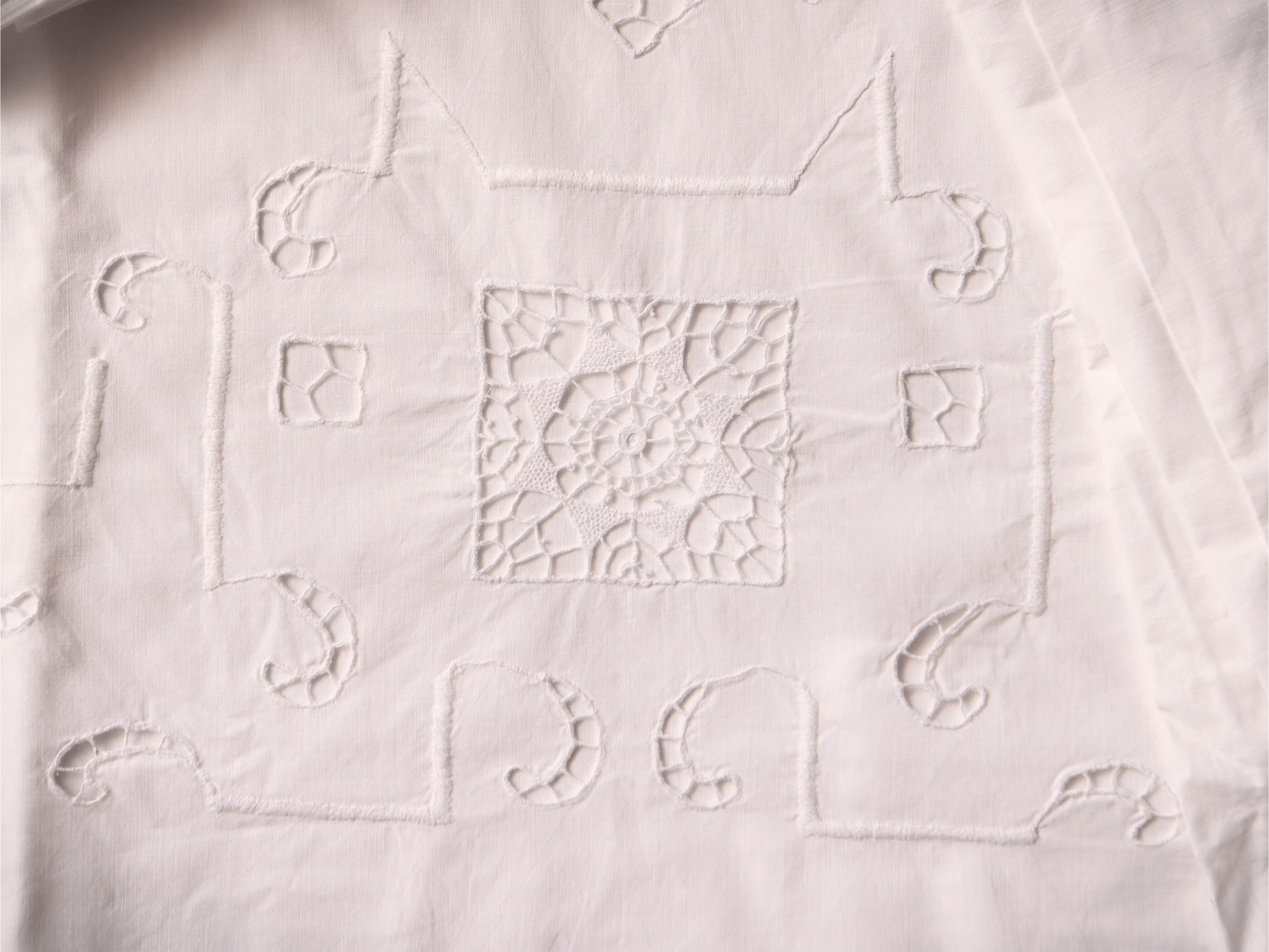 Set di Lenzuola Matrimoniali in Lino Bianco