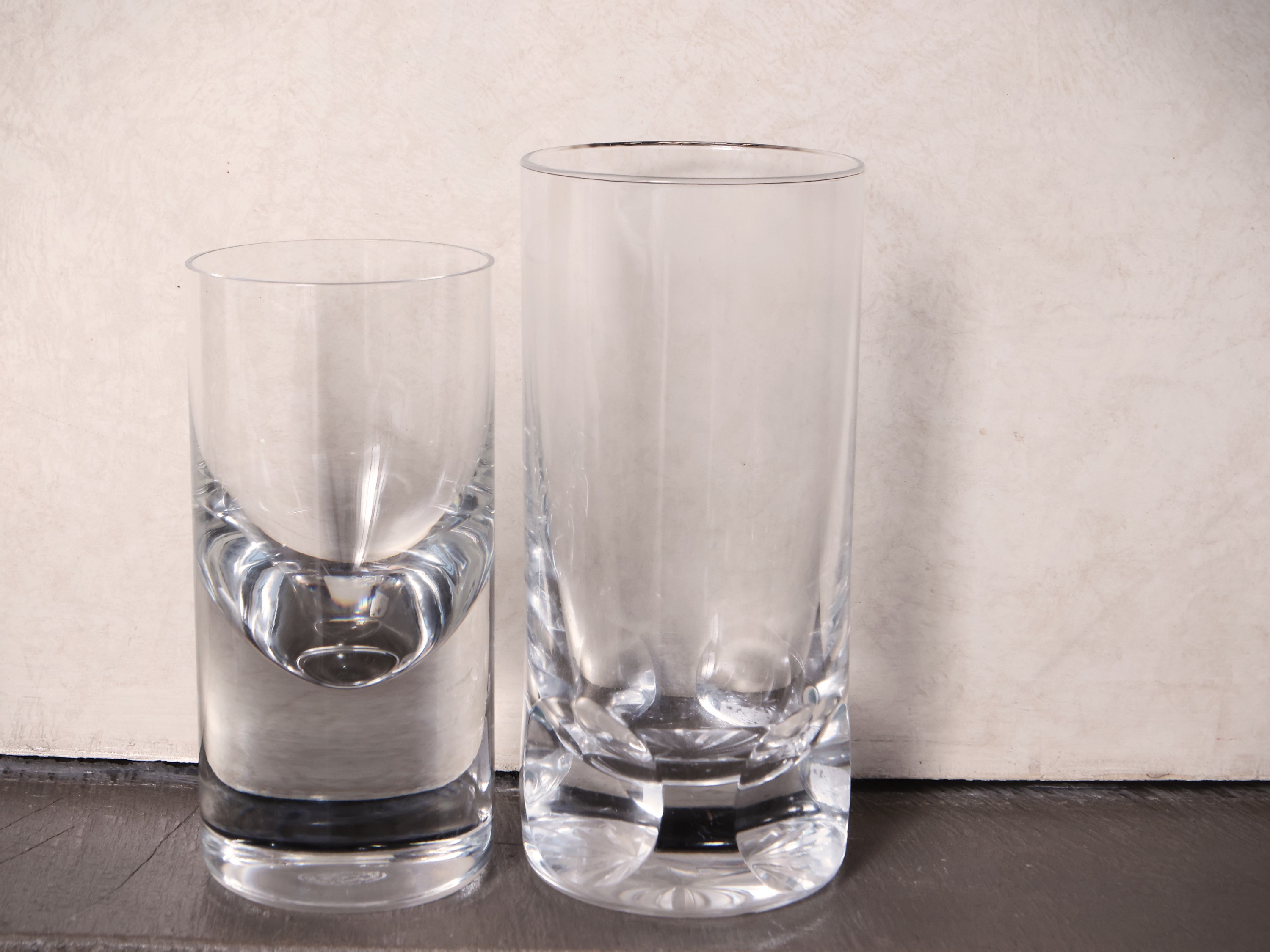 Assortimento di Bicchieri da Long-drink in Cristallo