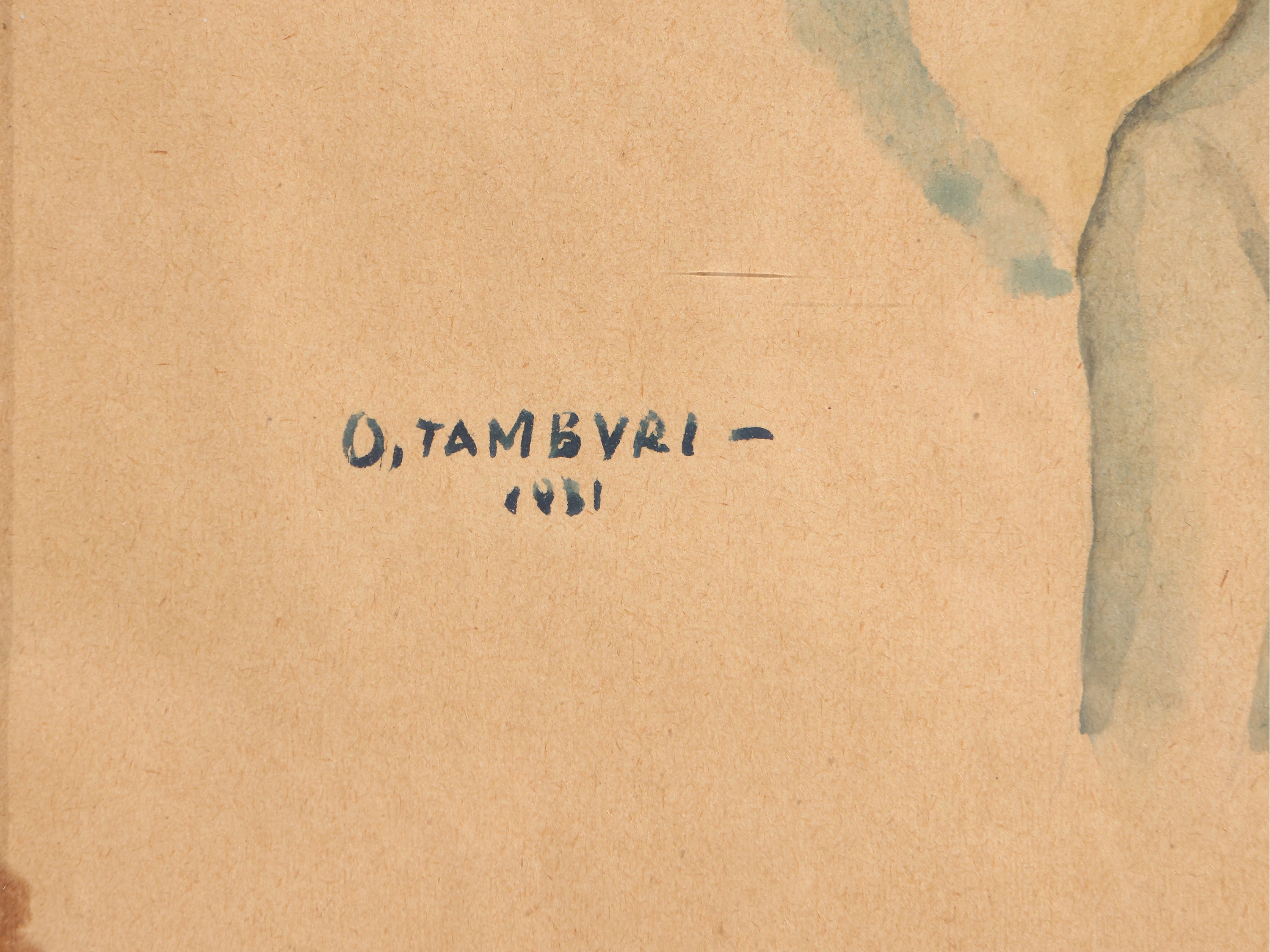 Orfeo Tamburi - Personaggio Maschile 1931