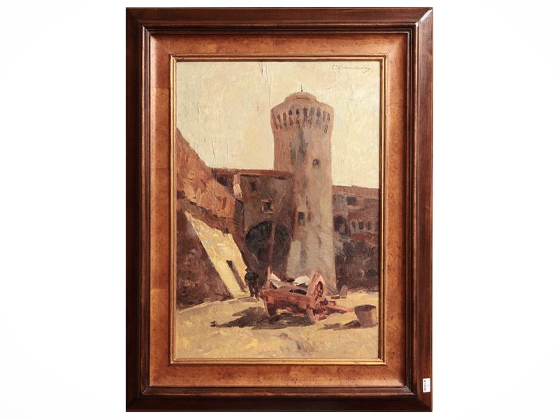Carlo Domenici - Veduta di Fortezza
