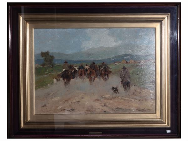 Carlo Domenici - Hunting scene