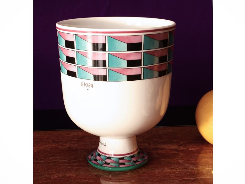 Cachepot in Porcellana, Richard Ginori da Giò Ponti