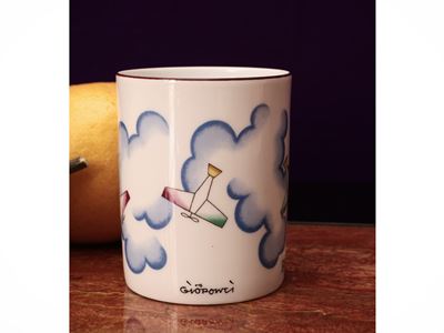 Piccolo Vaso in Porcellana Alato, Richard Ginori da Giò Ponti