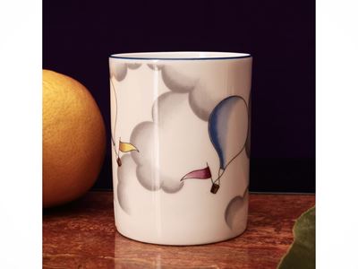 Piccolo Vaso in Porcellana Celesio, Richard Ginori da Giò Ponti