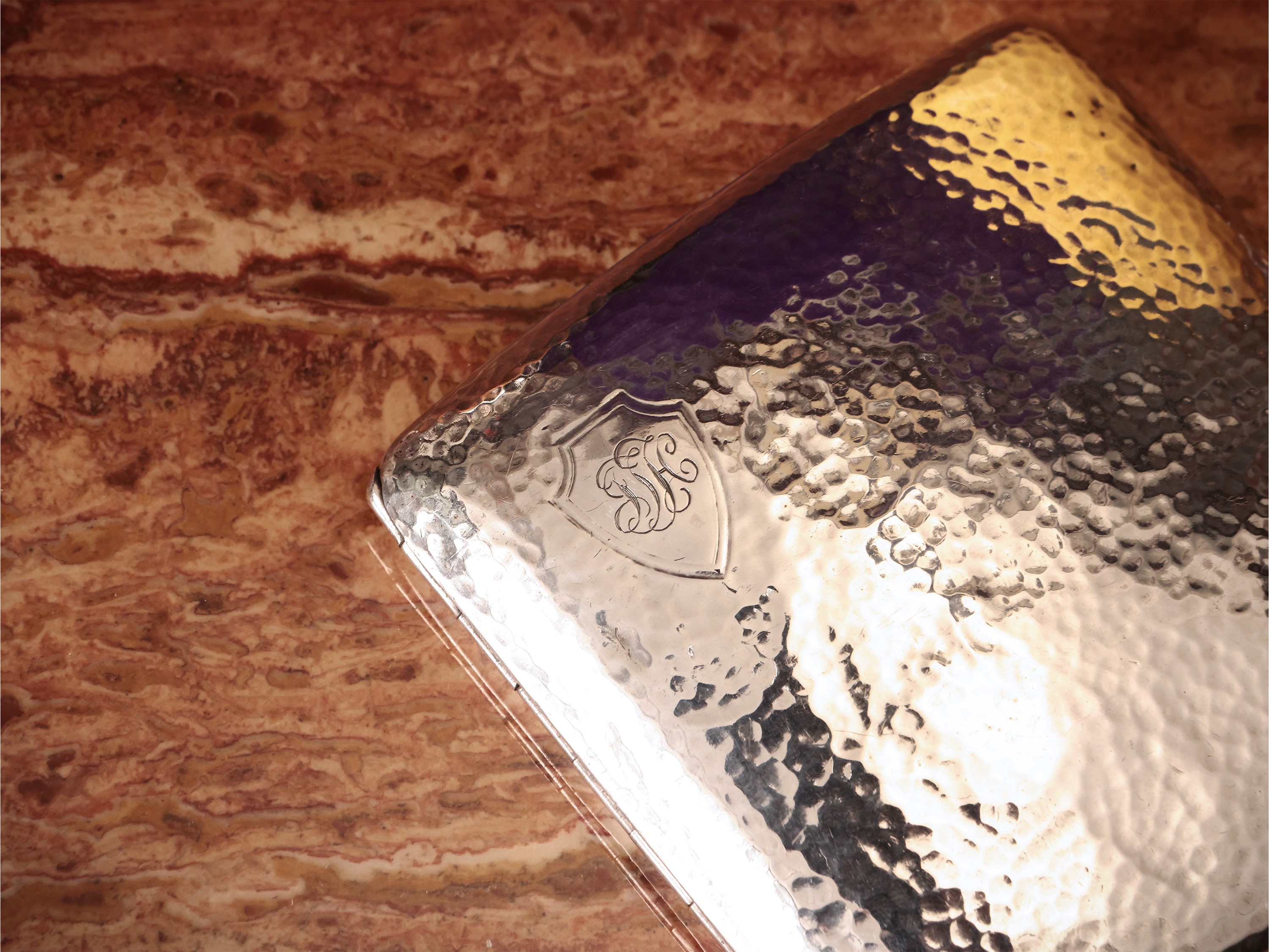 Portasigarette in argento sterling