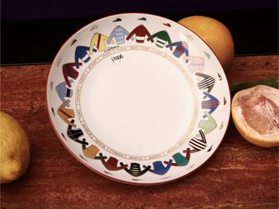 Piatto in Porcellana Fantini, Richard Ginori da Giò Ponti