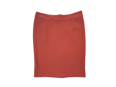 Armani Collezioni - Gonna in Lana Color Corallo