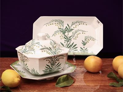 Accessori per la Tavola in Ceramica di Bassano, Manifattura Costa