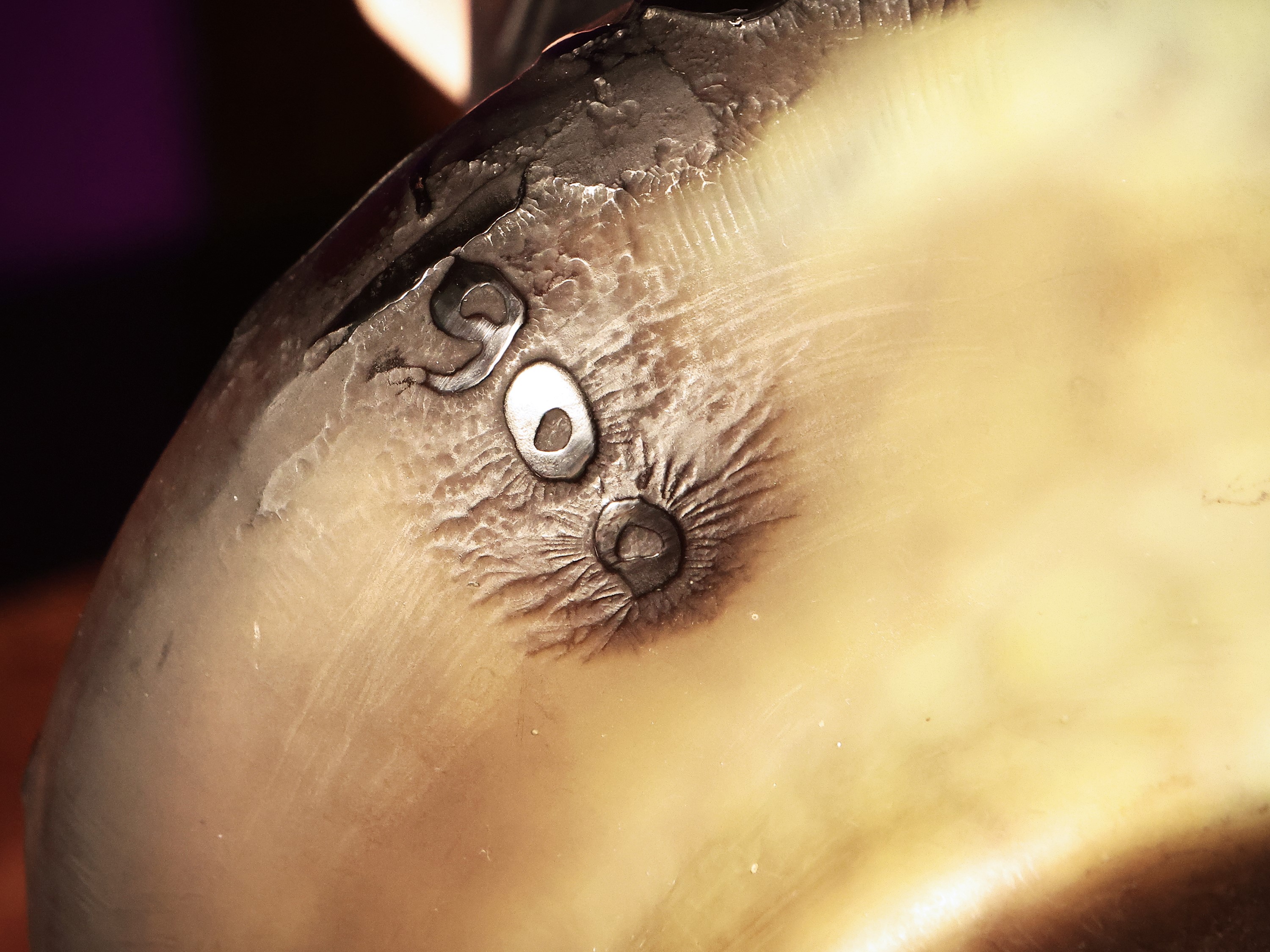 Vaso in vetro doppio a cammeo