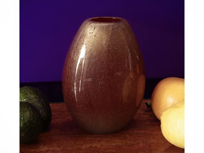 Vaso Flavio Poli per Seguso Vetri D'arte