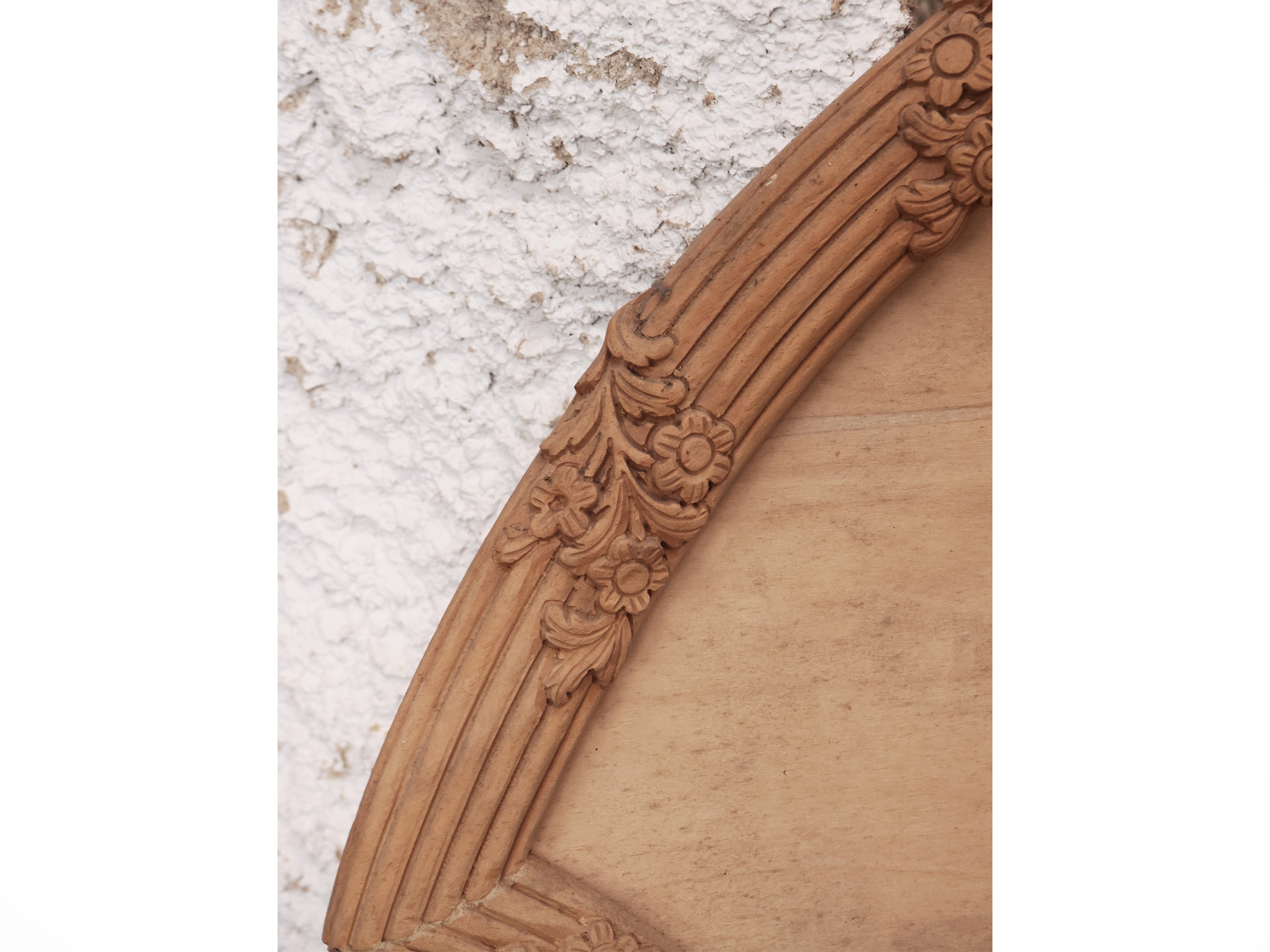 Testiera per Letto in Legno Grezzo
