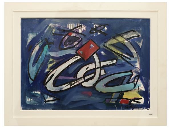 Dino La Bianca : Composition  (20th century)  - Auction Modern and Contemporary Art - Maison Bibelot - Casa d'Aste Firenze - Milano