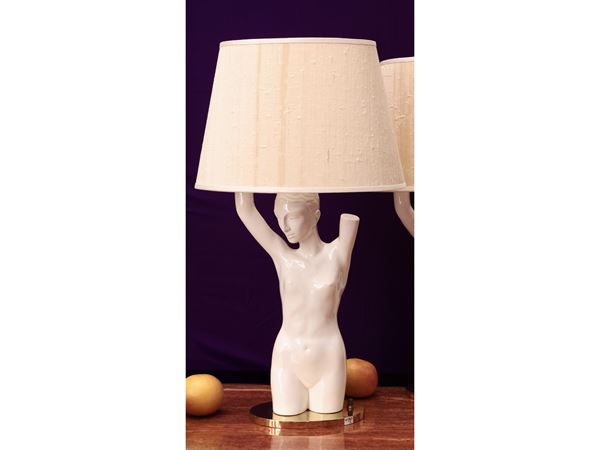 Lume da tavolo in ceramica