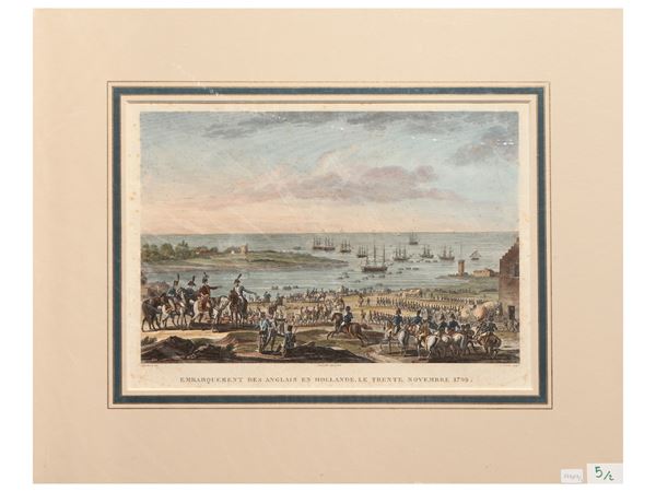 Prise d'Ulm - Embarquement des Anglais en Hollande