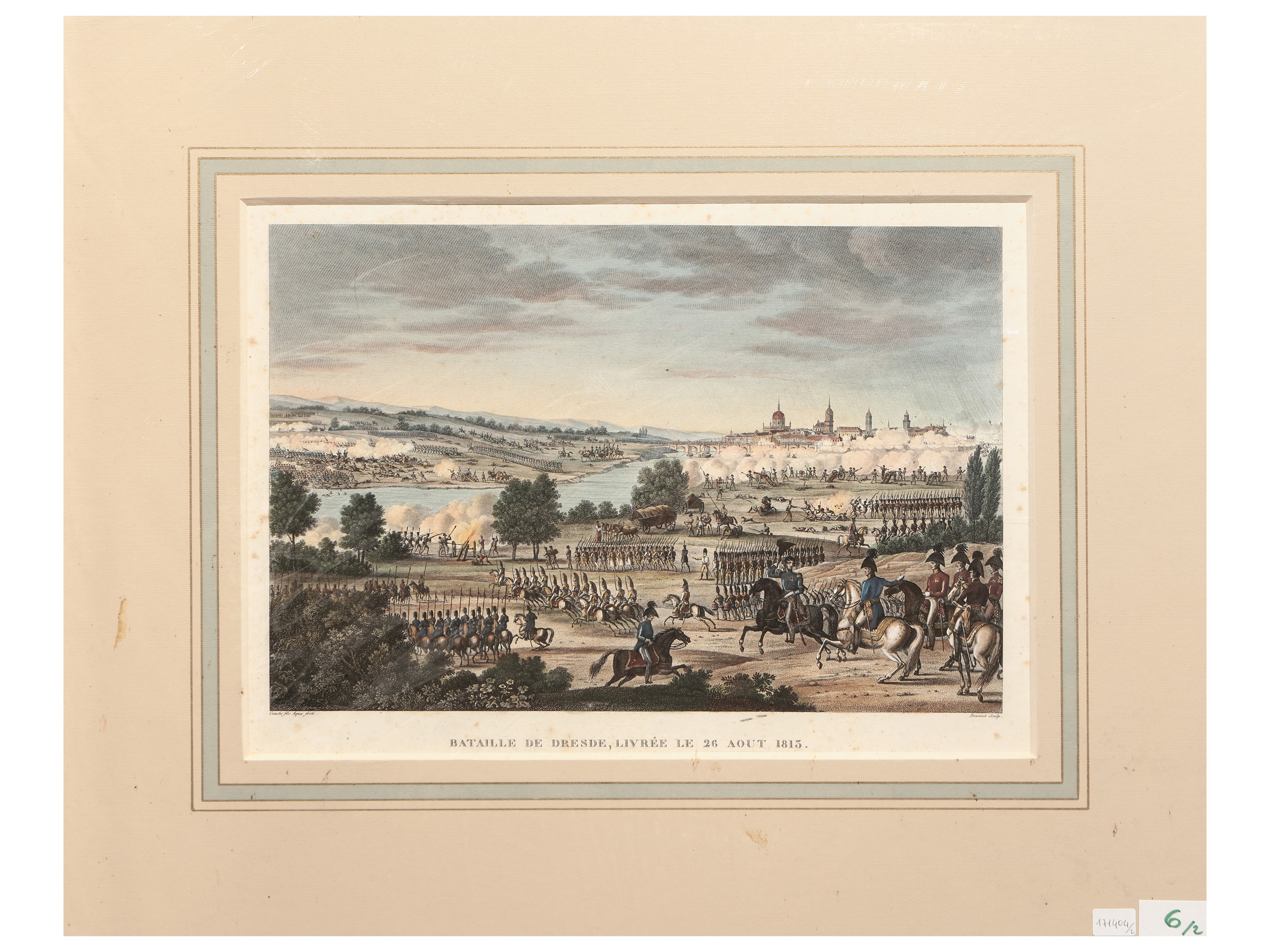 Retraite des Français, apres la bataille de Leipsick - Bataille de Dresde