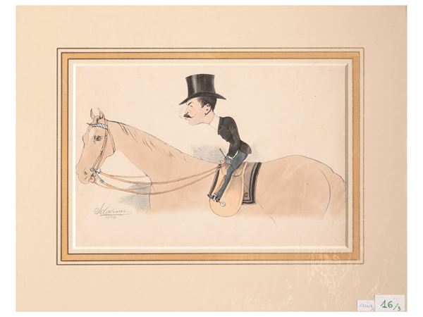Caricature di personaggi napoletani