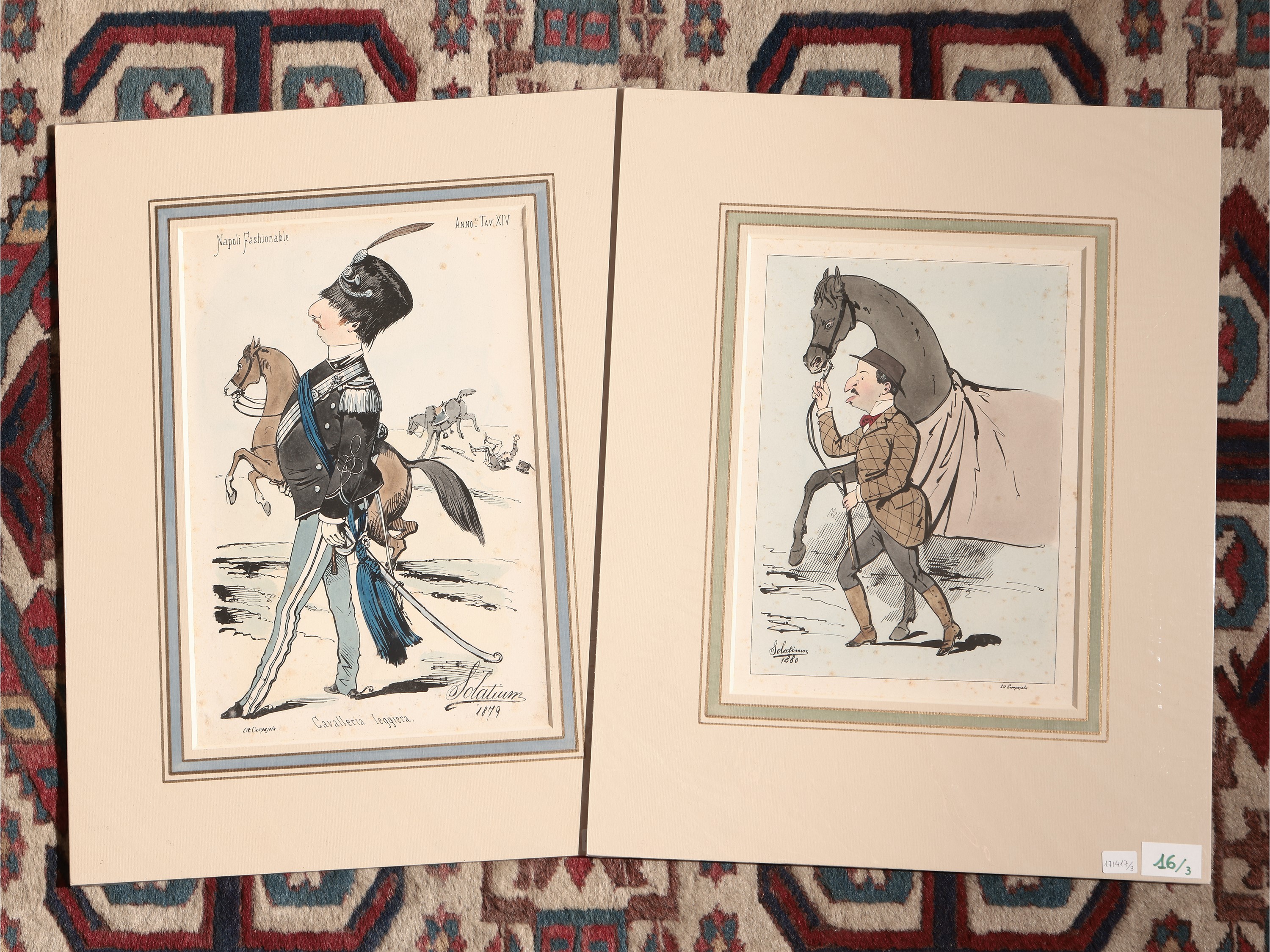 Caricature di Personaggi Napoletani