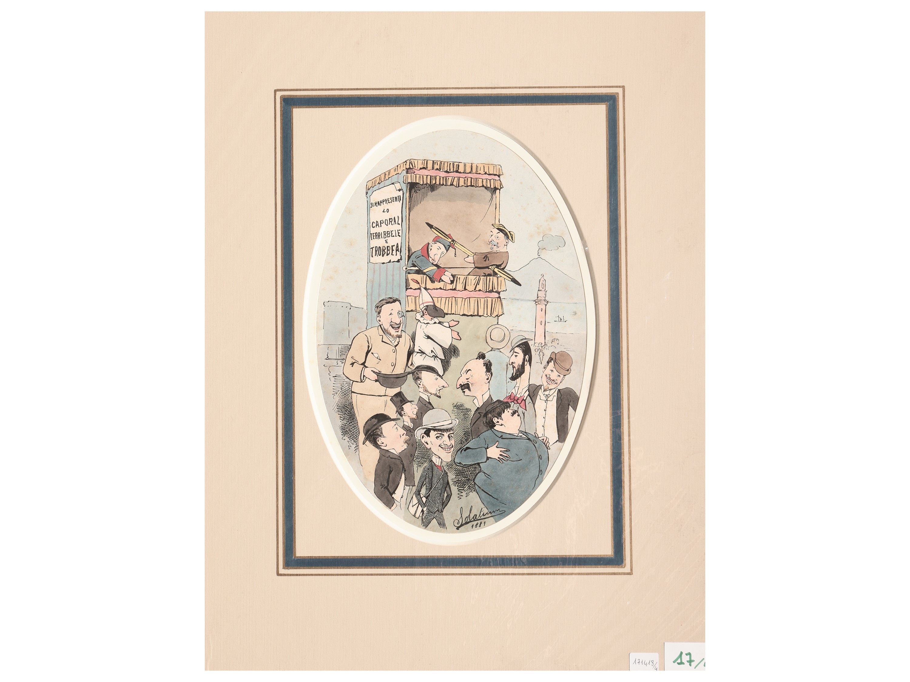 Caricature di personaggi napoletani