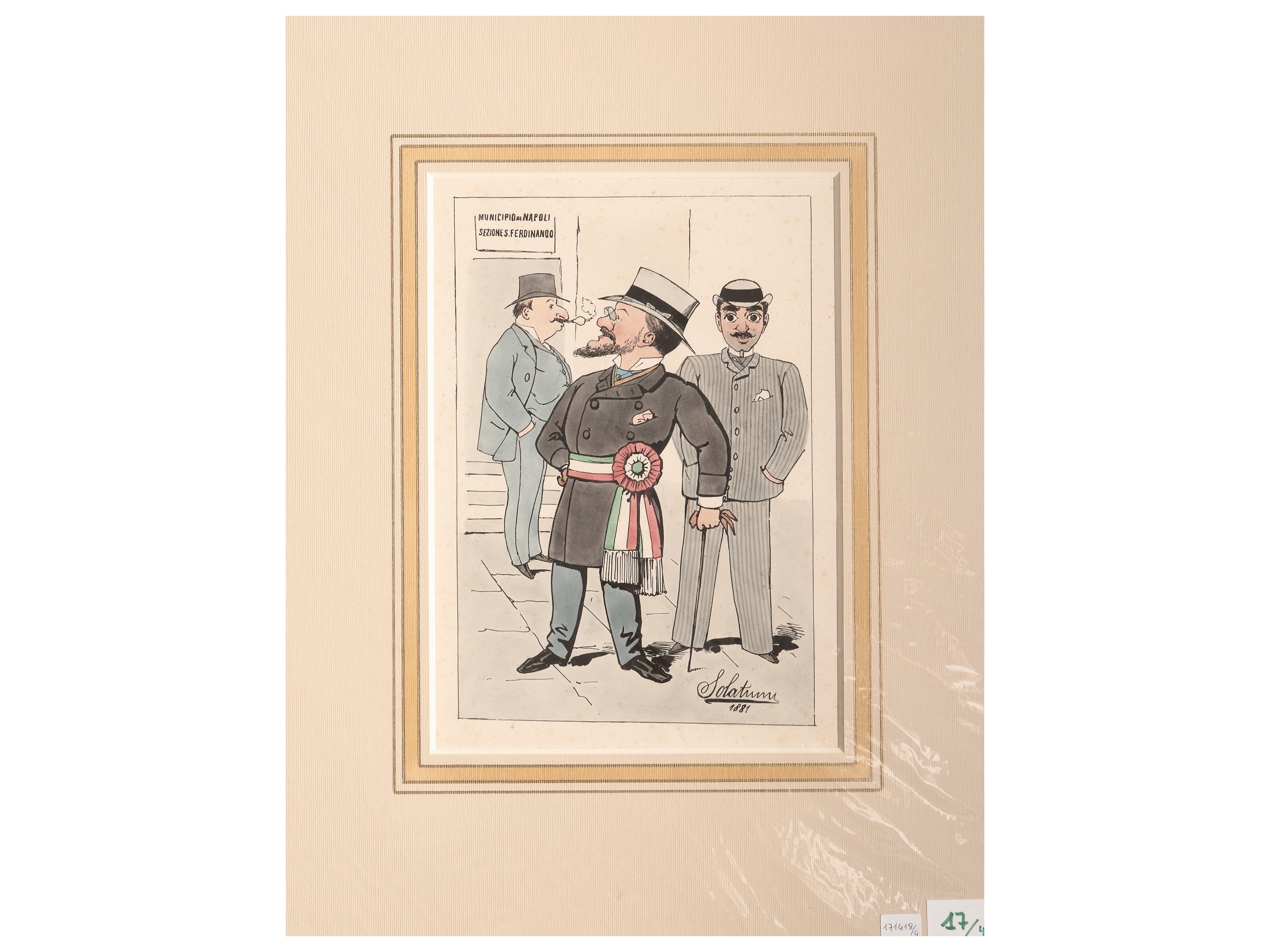 Caricature di personaggi napoletani