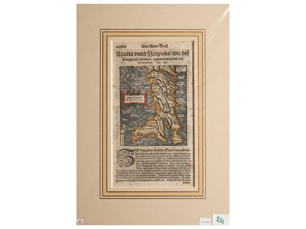 Sebastian Munster - Apulia und Neapolis (1570 circa)