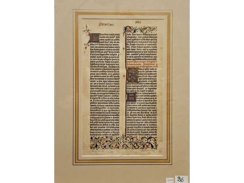 Pagina della Bibbia di Gutemberg