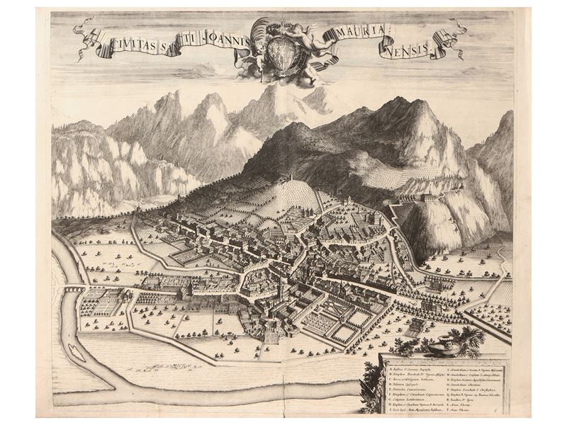 Joan Blaeu - Civitas Sancti Joannis Maurianensis 1726