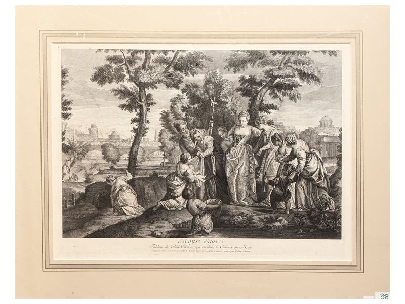 Edme Jeaurat - Moyse Sauvé (1742 Circa)