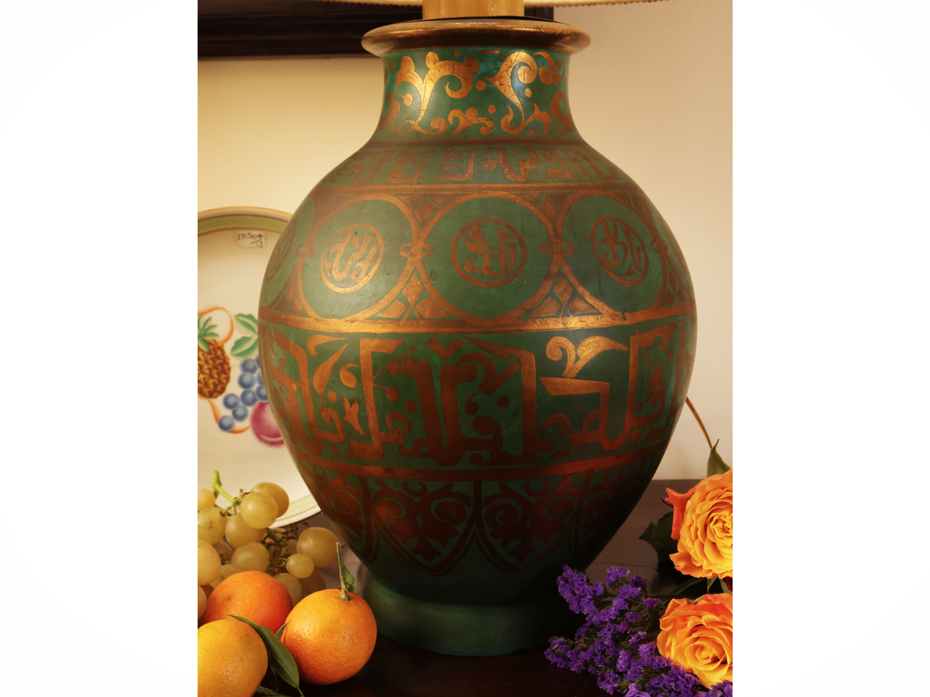 Lume da Tavolo in Ceramica Smaltata