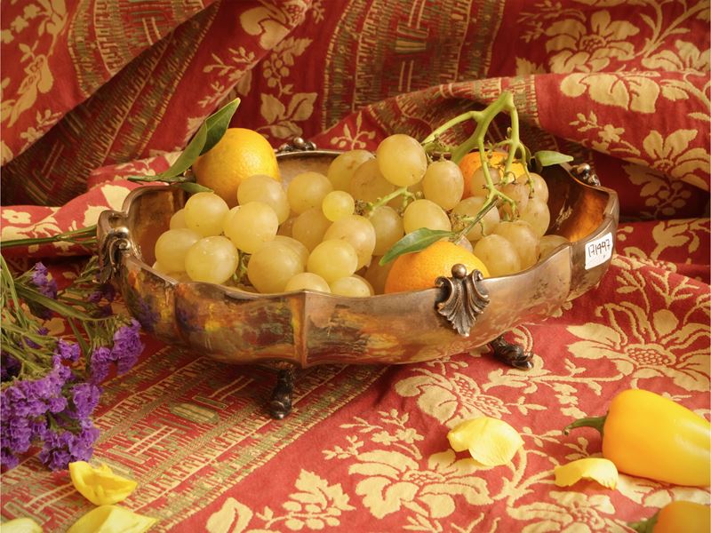 Cestino porta bonbon in argento