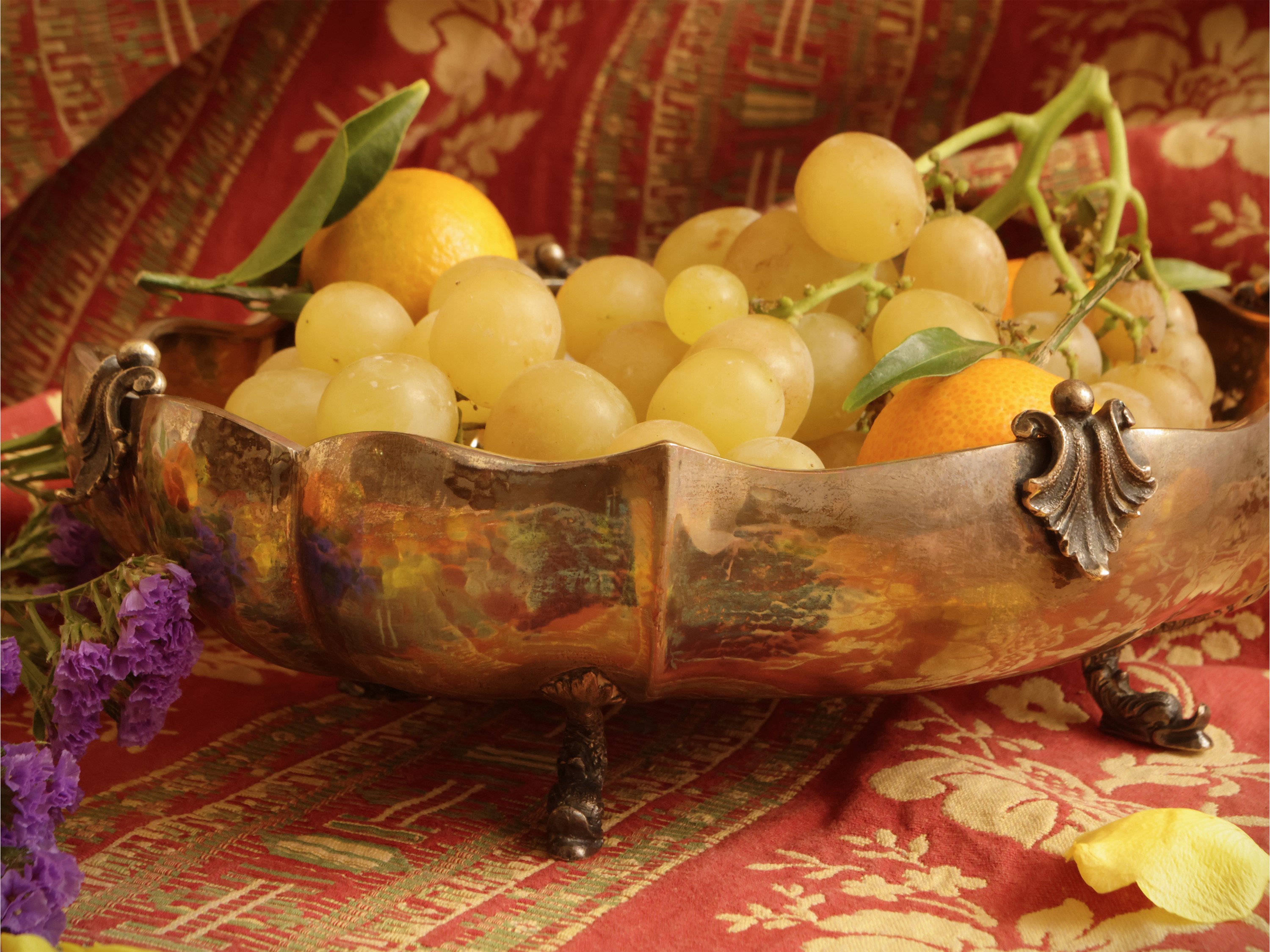 Cestino porta bonbon in argento