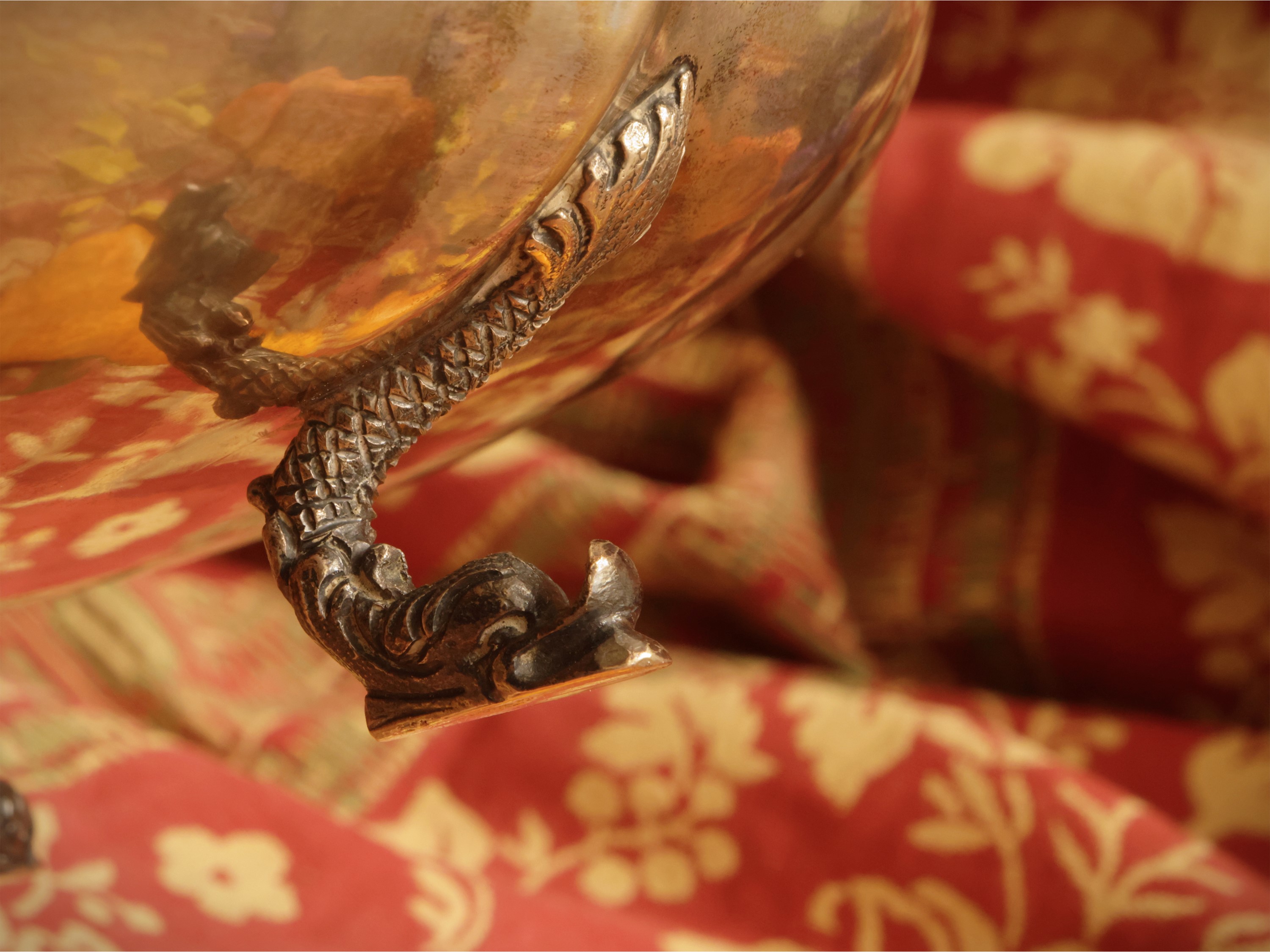 Cestino porta bonbon in argento