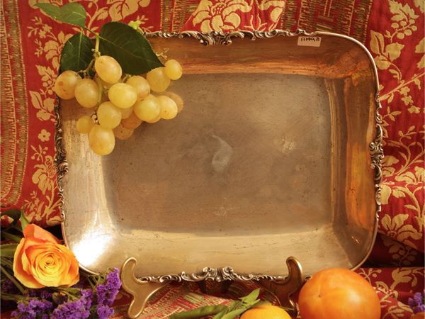 Cestino centrotavola in argento  - Asta Stile fiorentino: da una villa a Settignano al buen retiro di Maria Teresa Colonna - Maison Bibelot - Casa d'Aste Firenze - Milano