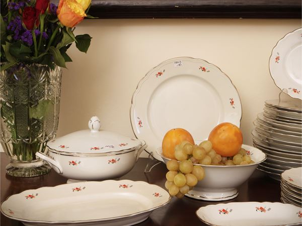 Porcelain dishes service, Richard Ginori