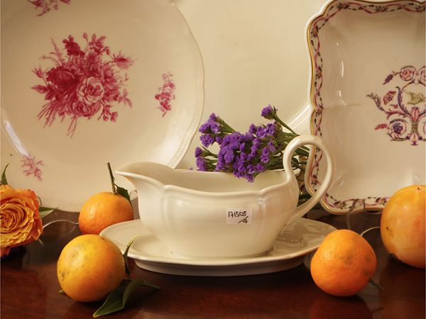 Porcelain serving accessories, Richard Ginori