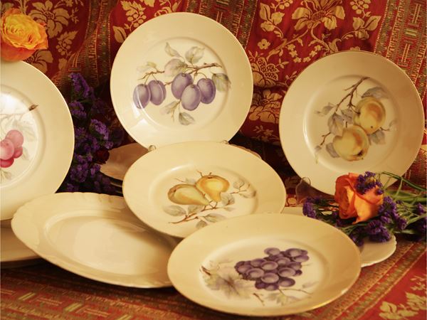 Assortment of porcelain dishes, Ginori and Richard Ginori