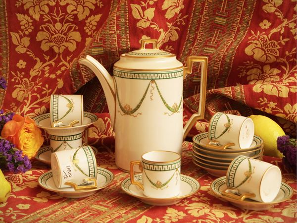 Servizio da caffè in porcellana, Richard Ginori