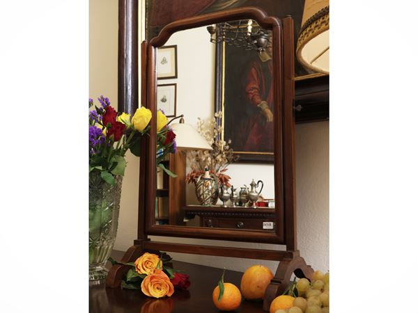 Small mirror with psyche in tender wooden  (End of the 19th century/beginning of the twentieth century)  - Auction Florentine style: from a villa in Settignano to Maria Teresa Colonna's retreat - Maison Bibelot - Casa d'Aste Firenze - Milano