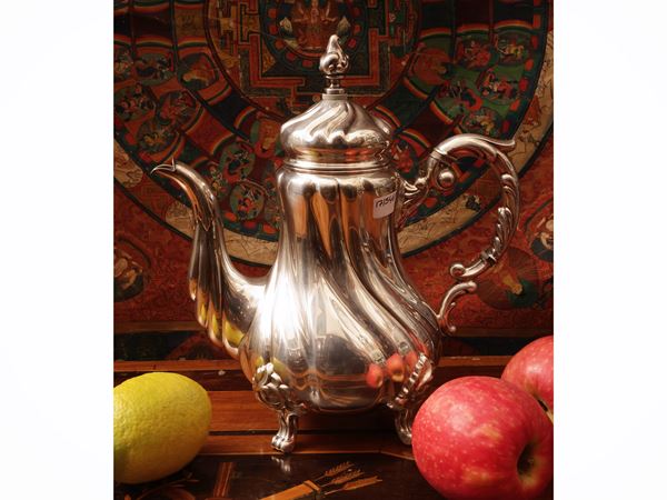 925 sterling silver coffee pot  - Auction The art of furnishing: auction opportunities - Maison Bibelot - Casa d'Aste Firenze - Milano