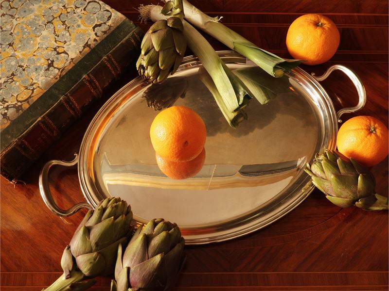 Guantiera in argento, Schiavon Angelo Treviso