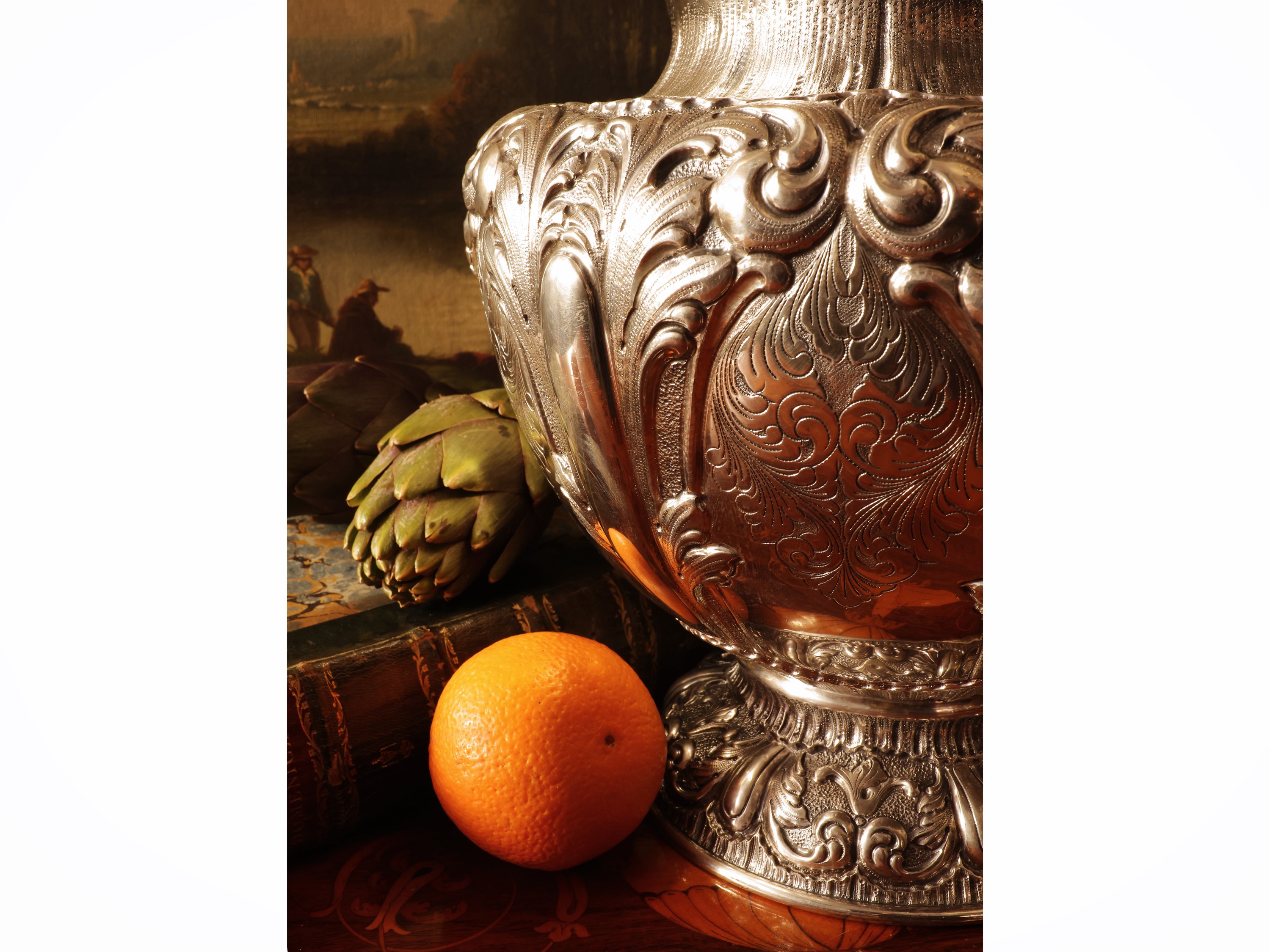 Importante vaso in argento, Arno Fassi Milano