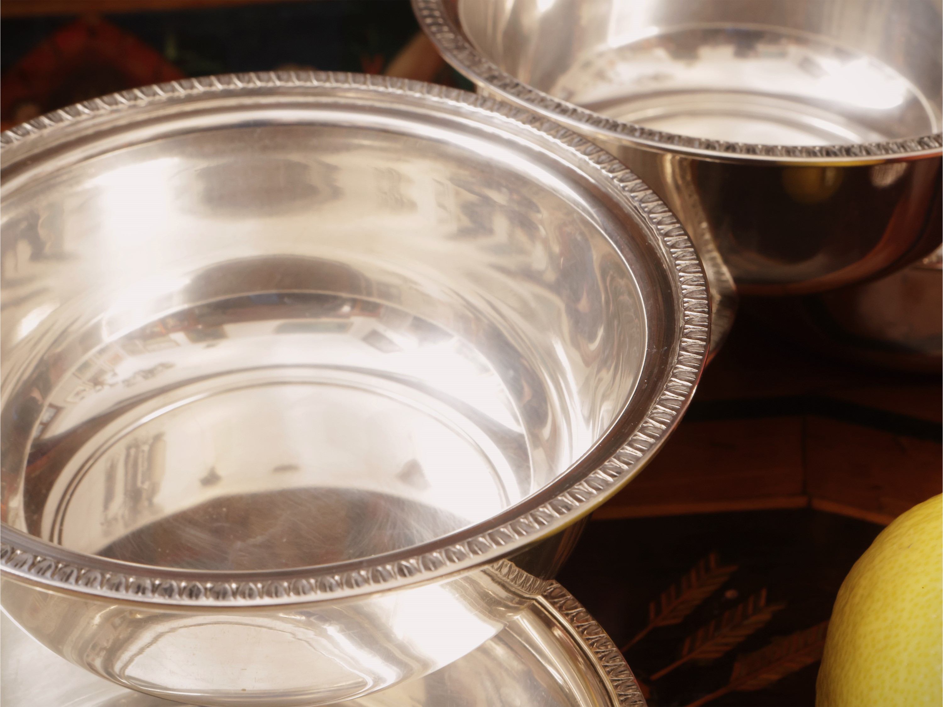 Serie di sei coppette in argento, Calegaro Padova