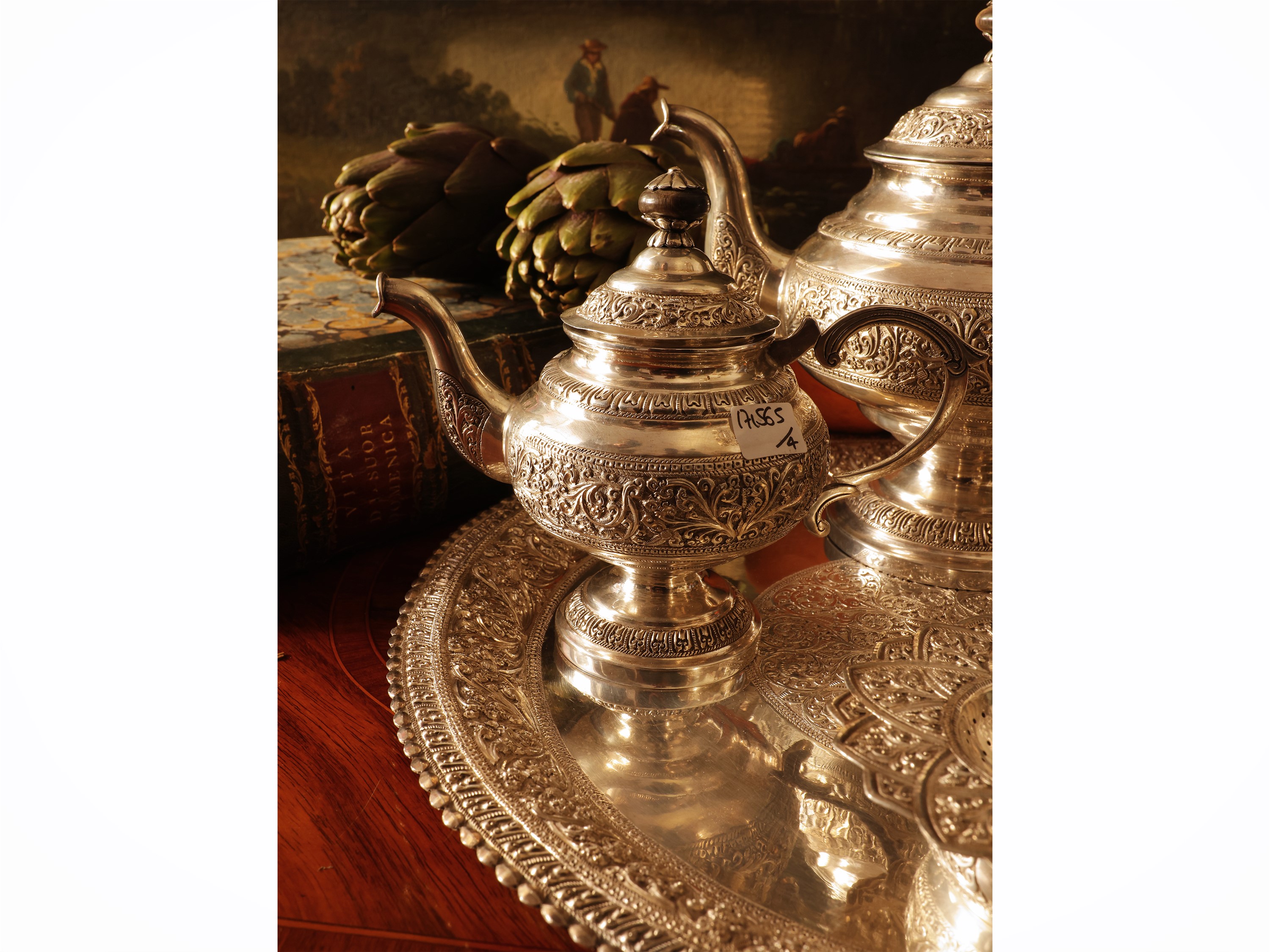 Servizio da tè e caffè in argento
