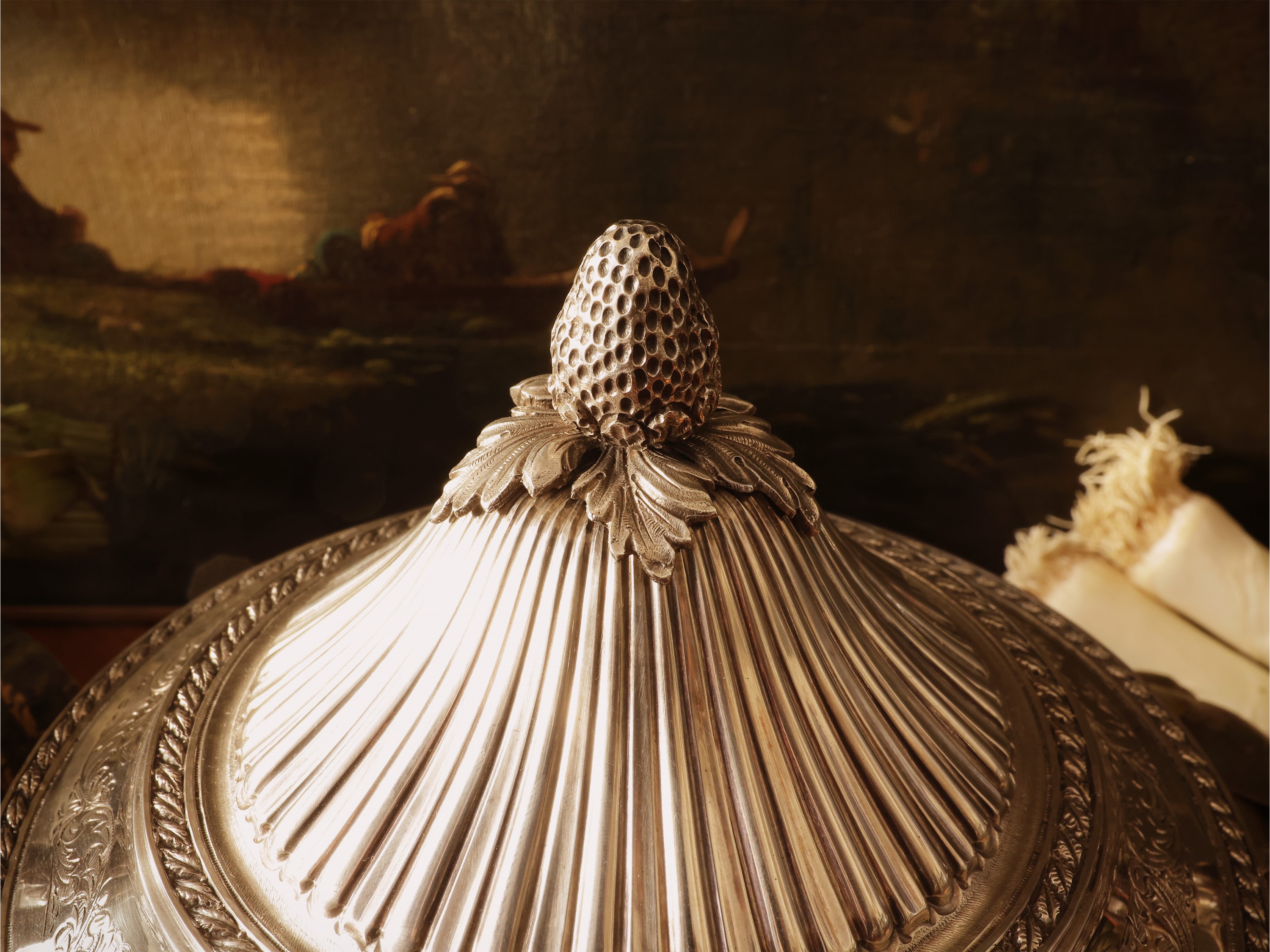 Zuppiera in argento sterling 925