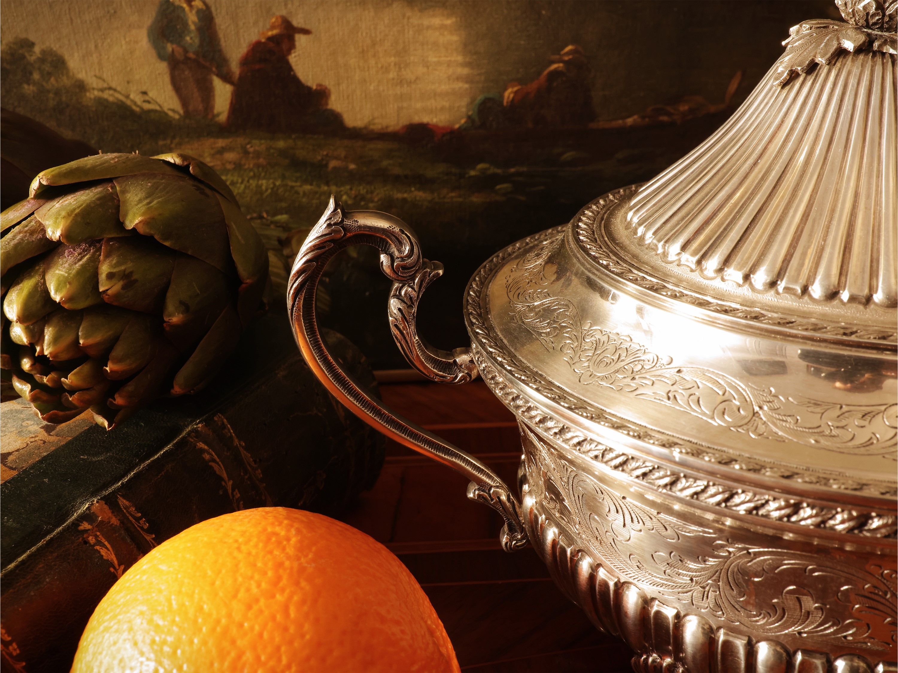 Zuppiera in argento sterling 925