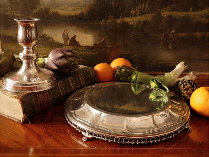 Due accessori per la casa in argento